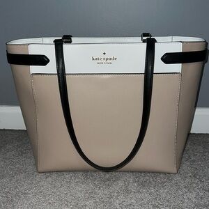 Kate Spade Staci Color Block Leather Laptop Tote Bag